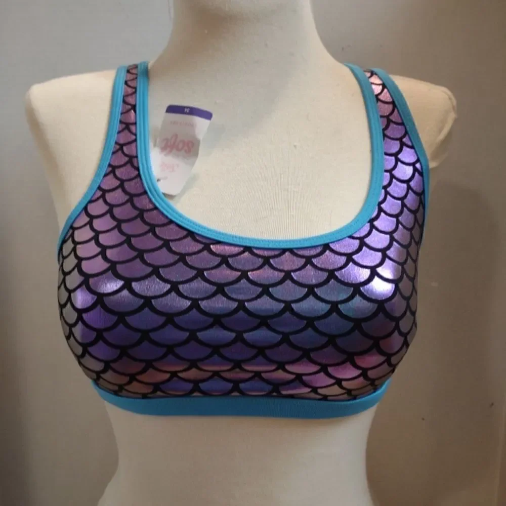👍 Mermaid Spots Bra Large Girls XS Women's. K1